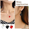 18Pcs 3 Colors Spray Painted Glass Pendants GLAA-YW0004-33-6