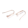 304 Stainless Steel Earring Hooks STAS-K211-02RG-2