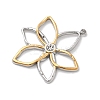 304 Stainless Steel Pendants STAS-A126-03B-GP-2