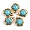 Synthetic Turquoise Pendants STAS-L022-487G-03-1