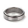 Non-Tarnish 203 Stainless Steel Rotating Spinner Fidget Band Rings for Anxiety Stress Relief LS-RJEW-G118-07P-1