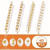 40Pcs 4 Styles Natural Keshi Pearl Pendants FIND-SZ0006-09-2