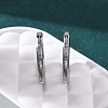 304 Stainless Steel Hoop Earrings EJEW-D331-09P-5