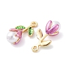 Alloy Enamel Pendants FIND-M060-22G-3