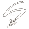 Non-Tarnish Cross Pendant Necklaces LS-NJEW-A023-06P-2