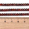 Natural Orange Garnet Beads Strands G-K366-F01-4x3mm-5
