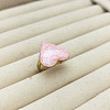304 Stainless Steel Enaeml Open Cuff Rings for Women RJEW-K310-01G-2