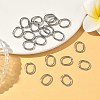 Tarnish Resistant 201 Stainless Steel Open Jump Rings STAS-M008-01-5