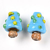 Handmade Lampwork Bumpy Beads X1-LAMP-T022-02A-03-1