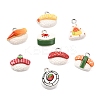 Sushi Opaque Resin Pendants RE-CBA814E-03-1
