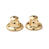Rack Plating Brass Ear Nuts KK-G480-06LG-1