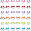 84Pcs 6 Colors 304 Stainless Steel Enamel Links Connectors STAS-UN0026-52-1