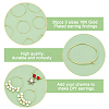 30Pcs 3 Style Brass Wine Glass Charms Rings KK-PH0002-72-6