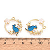 Alloy Crystal Rhinestone Pendants X-ENAM-S120-002B-3