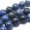 Natural Dumortierite Quartz Bead Strands X1-G-I224-01-6mm-1