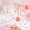 80Pcs 2 Size Rectangle 304 Stainless Steel Stud Earring Findings STAS-SC0008-55-4
