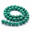 Synthetic Turquoise Beads Strands G-P386-02-8mm-2