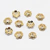 3-Petal Brass Caps KK-F727-78G-NF-1