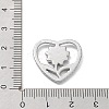 Tarnish Resistant 304 Stainless Steel Cabochons STAS-M323-50P-3