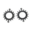 304 Stainless Steel Hollow Connector Charms STAS-P332-12B-1