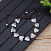 Alloy Beads Braided Bead Bracelets FS-WGCC9A2-01-1