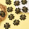 Tibetan Style Alloy Cross with Jesus Alloy Pendants for Easter Jewelry MLF10674Y-NF-5