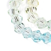 Gradient Color Baking Paint Glass Bead Strands X1-DGLA-A039-T2mm-A012-3