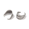 Non-Tarnish 201 Stainless Steel Snap on Bails LS-X-STAS-S129-01P-2