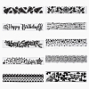 Gorgecraft 10Pcs 10 Styles Transparent Clear Plastic Embossing Template Folders DIY-GF0005-95-1