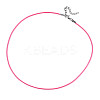 Waxed Cotton Cord Necklace Making MAK-S034-022-2