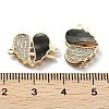 Valentine's Day Brass Micro Pave Cubic Zirconia Box Clasps KK-H462-07G-01-3
