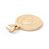 Ion Plating(IP) 304 Stainless Steel Pendants STAS-C057-01G-3