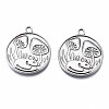 Autumn Theme Tibetan Style Alloy Pendant Enamel Settings PALLOY-S120-289-NR-2