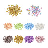 7790Pcs Flat Round Handmade Polymer Clay Beads CLAY-BT0001-01-1