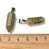Natural Unakite Pendants G-Z067-07P-20-4