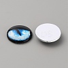 Glass Cabochons GLAA-WH0033-75H-08-2