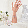 3Pcs Alloy Enamel & Acrylic Pendant Decoration HJEW-NB00280-4
