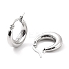 Non-Tarnish 304 Stainless Steel Chunky Hoop Earrings for Women EJEW-F280-06A-P-1