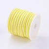 3x1.5mm Yellow Flat Faux Suede Cord X-LW-R003-38-3
