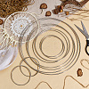 10Pcs 5 Styles Iron Linking Rings IFIN-SP0001-55P-3