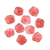 Cherry Quartz Glass Carved Cabochons G-I395-A04-1
