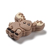 Elk Food Grade Eco-Friendly Silicone Focal Beads SIL-D004-01B-01-2