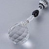 Faceted Crystal Glass Ball Chandelier Suncatchers Prisms AJEW-G025-A04-2