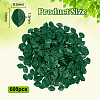 600Pcs PVC Imitation Mint Leaf DJEW-OC0003-88-2