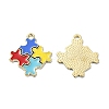 10Pcs 5 Styles Alloy Enamel Pendants ENAM-YW0003-87-4