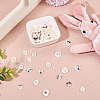 45Pcs 3 Styles 4-Holes Shell Buttons BUTT-TA0001-28-6