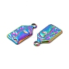 Ion Plating(IP) 304 Stainless Steel Pendants STAS-I671-15MC-2