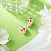 2Pcs Handmade Lampwork Bumpy Beads LAMP-TA0002-51A-5