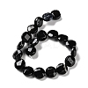 Natural Black Agate Beads Strands G-K357-B01-01-3