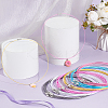 60Pcs 6 Colors Stainless Steel Wire Necklace Cord DIY Jewelry Making TWIR-UN0001-13B-2